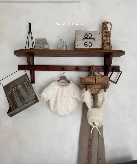 49[予約]marron lumina fur suit(6-18m)