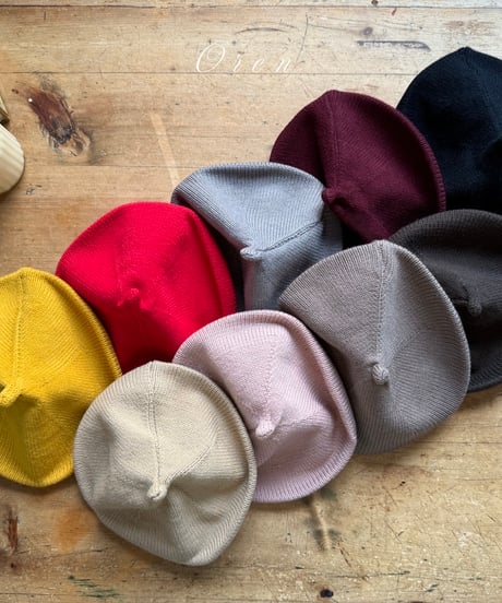 68[予約]OREN blanc knit beret