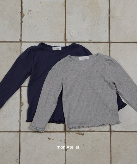 5[予約]mon Atelier moly lace t