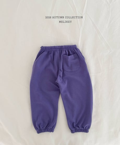 41[予約]melikey button jogger pants