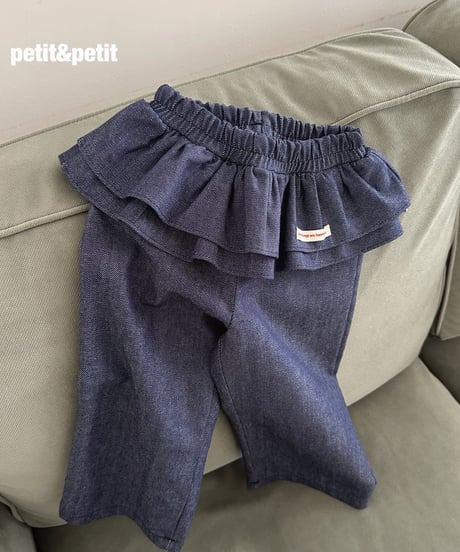 29[予約]petit&petit cancan denim pants