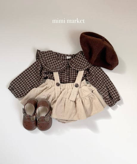 11[予約]mimi market corduroy cancan skirt