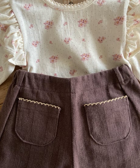 25[予約]anneshirley astri pocket pants