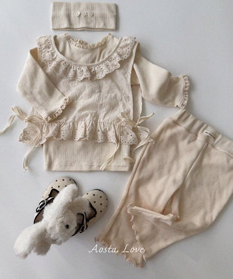 21[予約]Aosta lace olivia vest