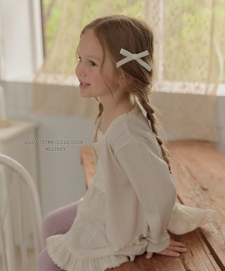 25[予約]melikey ballet frill sleeveless ops