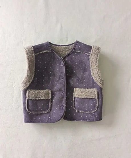 42[予約]aiai purple mousse vest