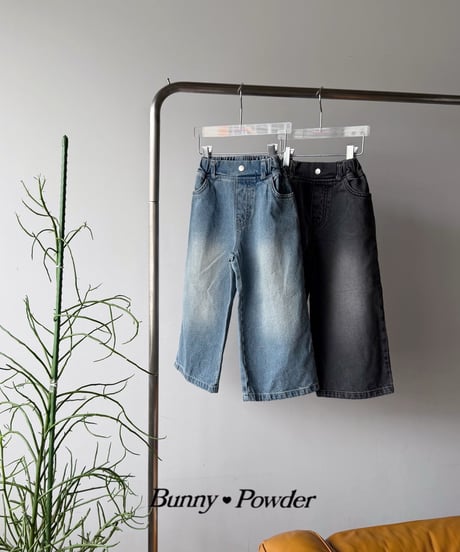 46[予約]bunny powder cortis denim pants