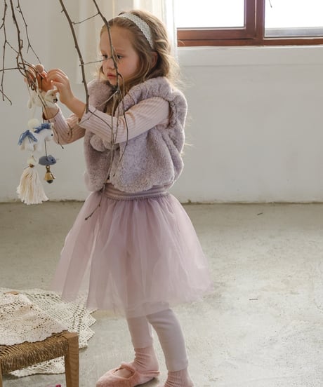 12[予約]FLO moen tulle skirt leggings