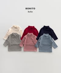 51[予約]bonito linen special 1＋1 turtleneck(6-18m)