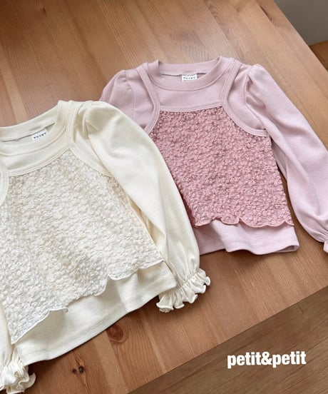 1[予約]petit&petit roy layered t
