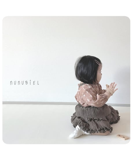 15[予約]nunubiel bebe narcissus blouse