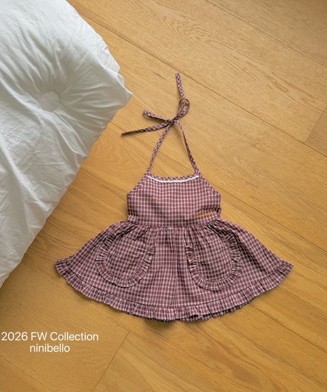 441[予約]ninibello hazel apron ops