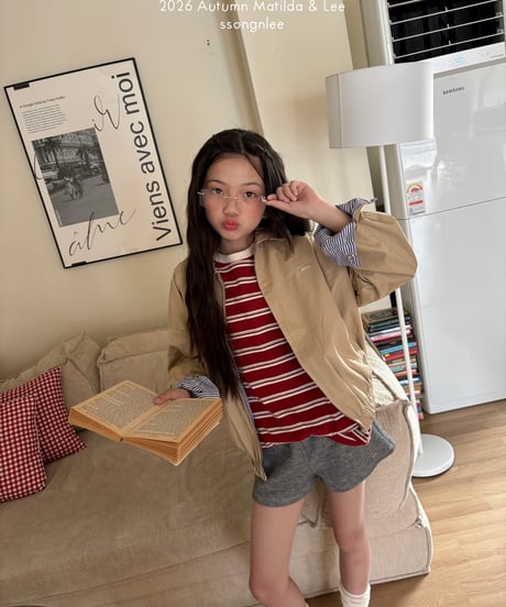 84[予約]matilda&lee colorblock jumper