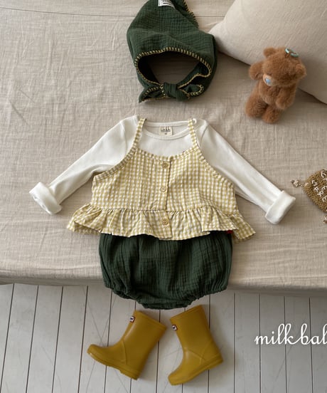 21[予約]milkbalm candy check bustier