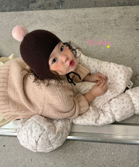 10[予約]ololala macaron round knit