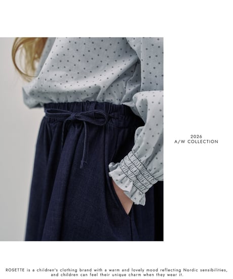20[予約]ROSETTE preppy pants