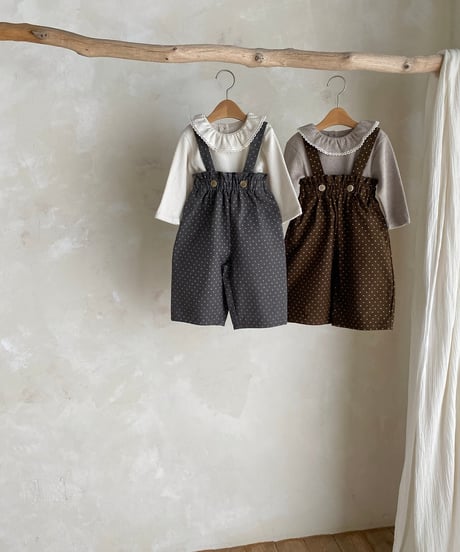 11[予約]elov&monpetitbebe maren frill tee