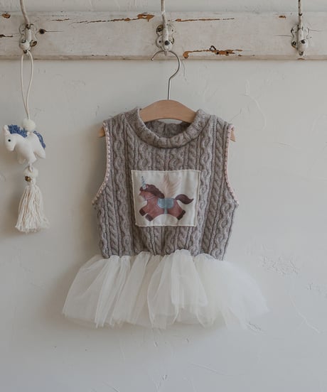 7[予約]FLO pony vest