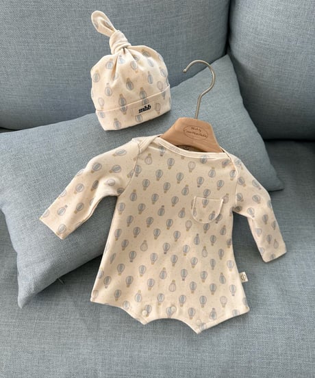 25[予約]monbebe ed balloon suit(bonnet set)