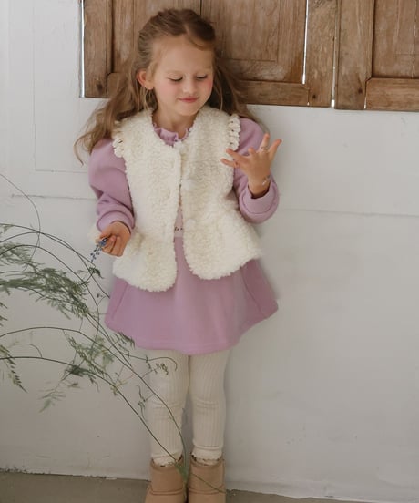 11[予約]FLO soft fur vest