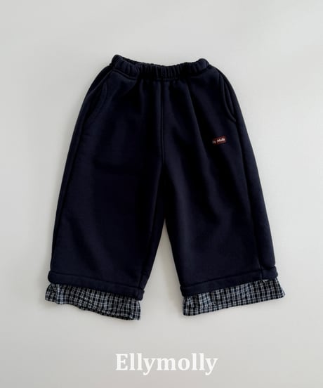 55[予約]ELLYMOLLY hershey color block pants