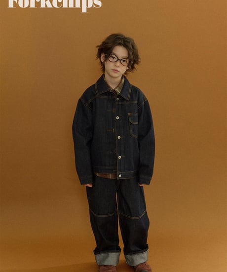 3[予約]FORKCHIPS union roll up pants