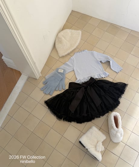 50[予約]ninibello mabel sha skirt