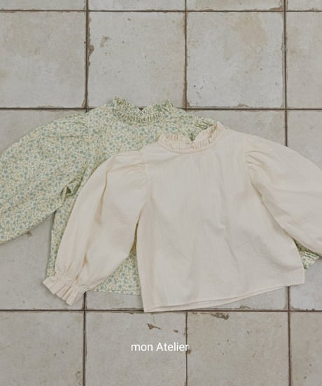 9[予約]mon Atelier daisy blouse