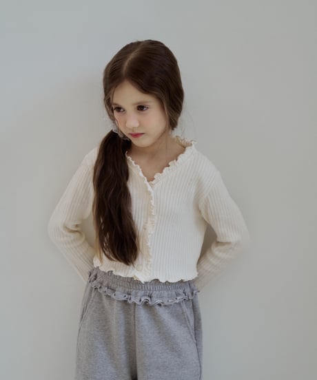 3[予約]momoann rib cardigan