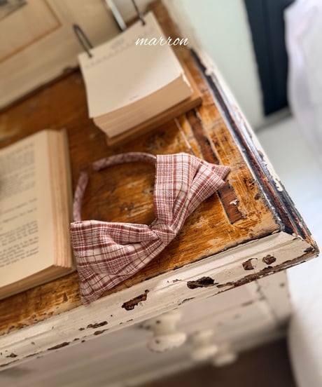 61[予約]marron chapel headband