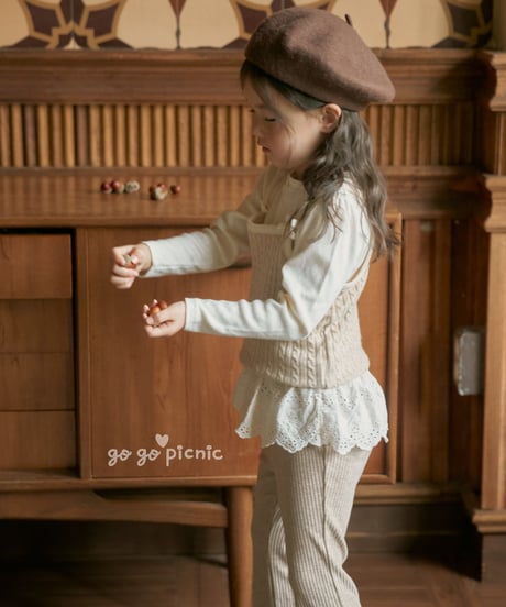 11[予約]go go picnic luna bootcut pants