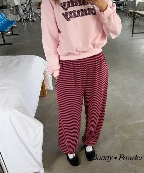 3[予約]bunny powder oh yes pants