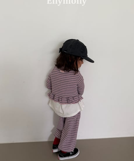 33[予約]ELLYMOLLY loen frill cardigan