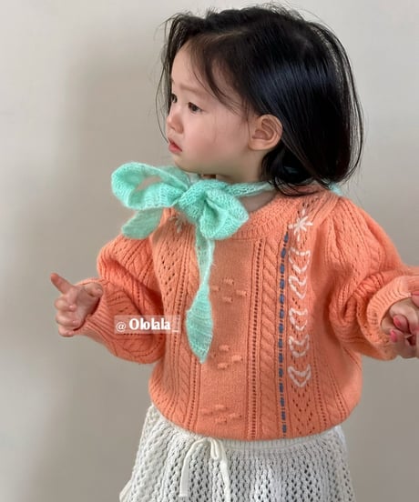 27[予約]ololala love heart knit