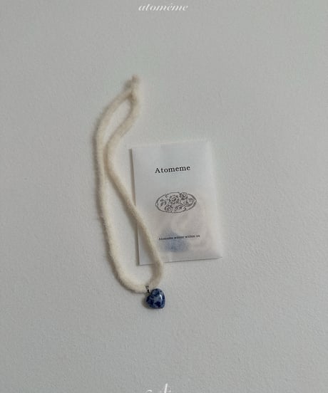 49[予約]atomeme love stone necklace