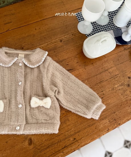 7[予約]marron chloe cardigan(XS-L)