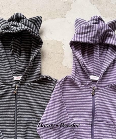 59[予約]bunny powder minami hood zip-up