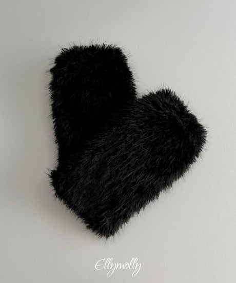 107[予約]ELLYMOLLY coco fur warmer
