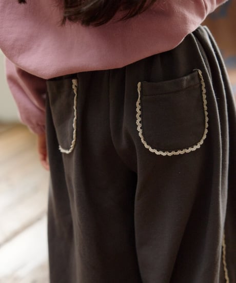 20[予約]mon Atelier lace wide pants