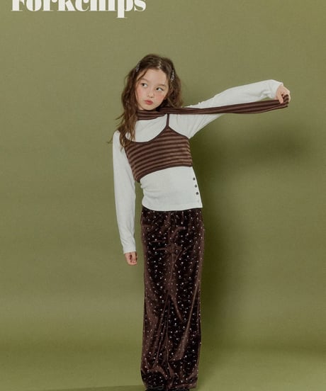 14[予約]FORKCHIPS cocoa single t-shirt