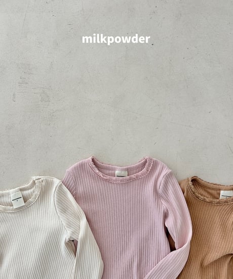8[予約]milkpowder soft tee