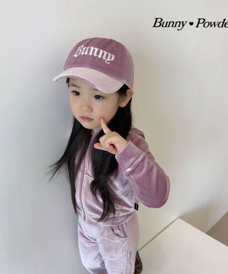 74[予約]bunny powder velour ball cap