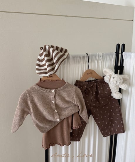 6[予約]Aosta knit cashmere cardigan