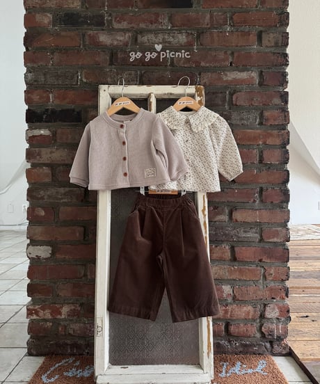 3[予約]go go picnic anny blouse