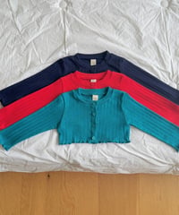 7[予約]ninibello melville eyelet cardigan