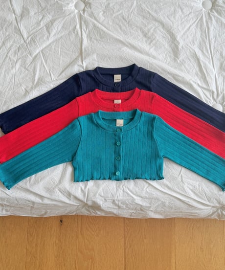 7[予約]ninibello melville eyelet cardigan