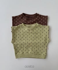 13[予約]Aosta dot tongtong vest