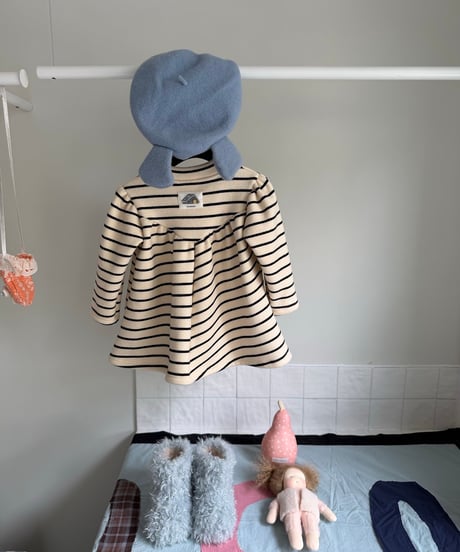 23[予約]aiai seri stripe dress