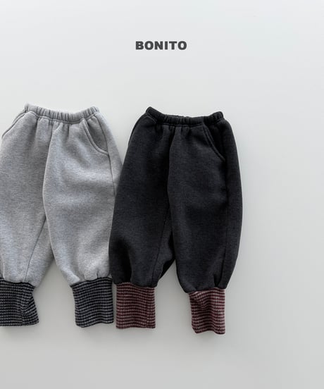 30[予約]bonito warmer jogger pants