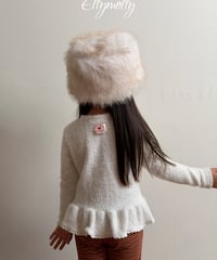 51[予約]ELLYMOLLY snow flake frill t